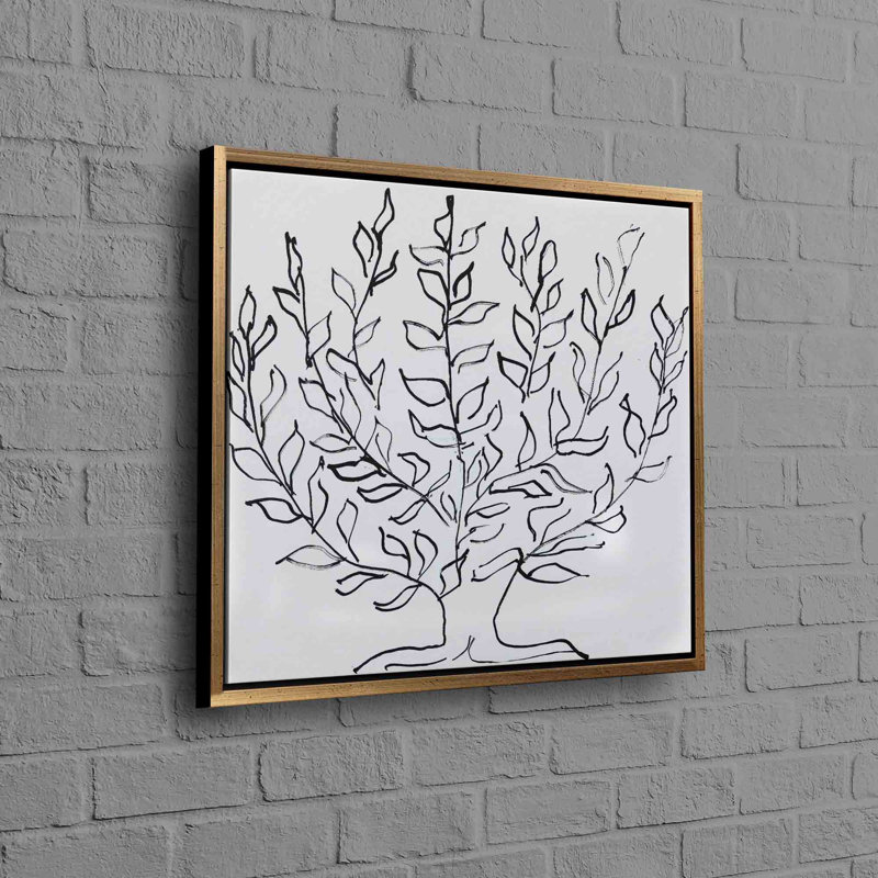 Grande impression sur toile «The Plain Tree» par Henri Matisse, parfaite pour offrir en cadeau, H 53 po x l 53 po, Doré
