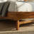 King Premium Solid Wood Platform Bed Frame Walnut Finish with Sculpted Spearhead Headboard – Mid-Century Modern Style, 800lbs Capacity, All Mattress Support, No Box Spring Needed-112609343-112609346