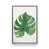 Toile avec cadre en chrome poli