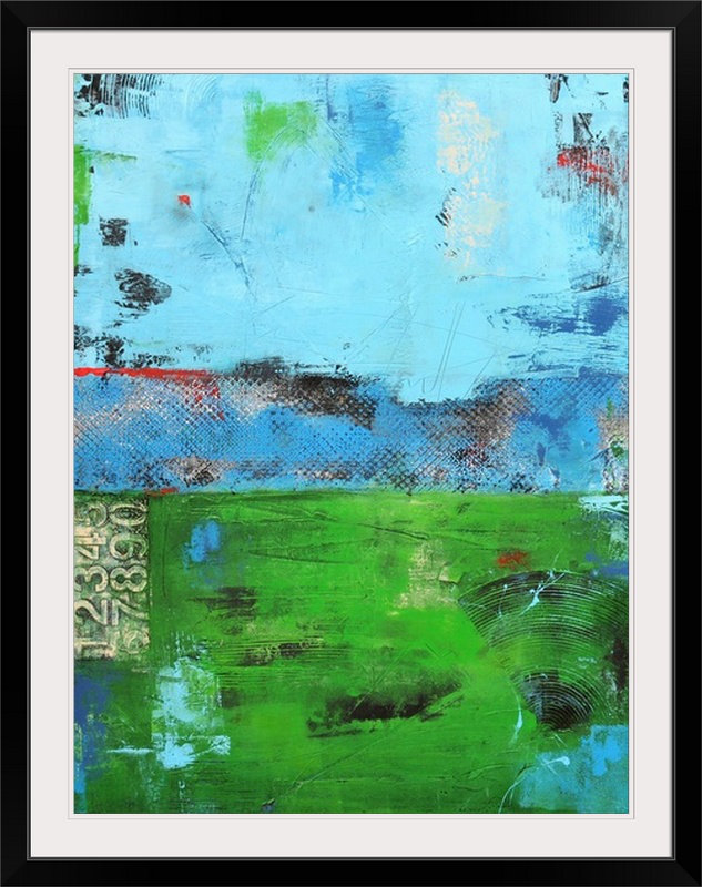 «Urban Meadow» par Frisco, impression, H 48 po x l 36 po x P 1,5 po, Toile