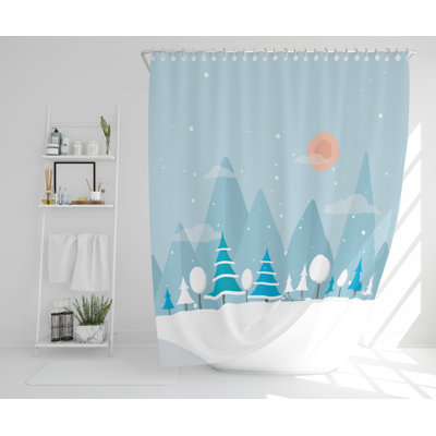 Dawson Polyester Shower Curtain Set