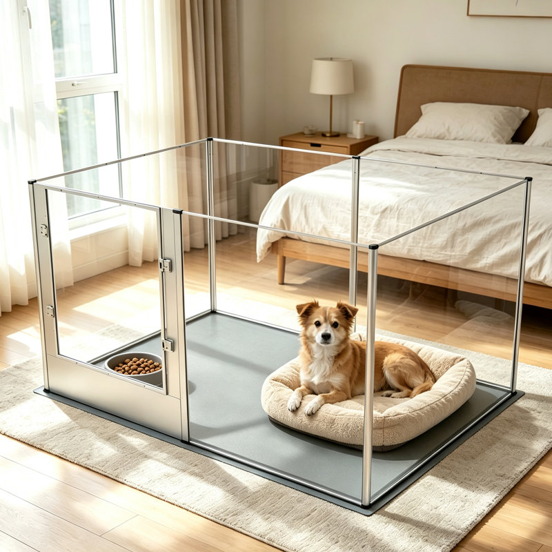 Playpen Pet Pen, 80 cm H x 163 cm W x 102.5 cm D