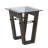 Garrinston Glass Top End Table