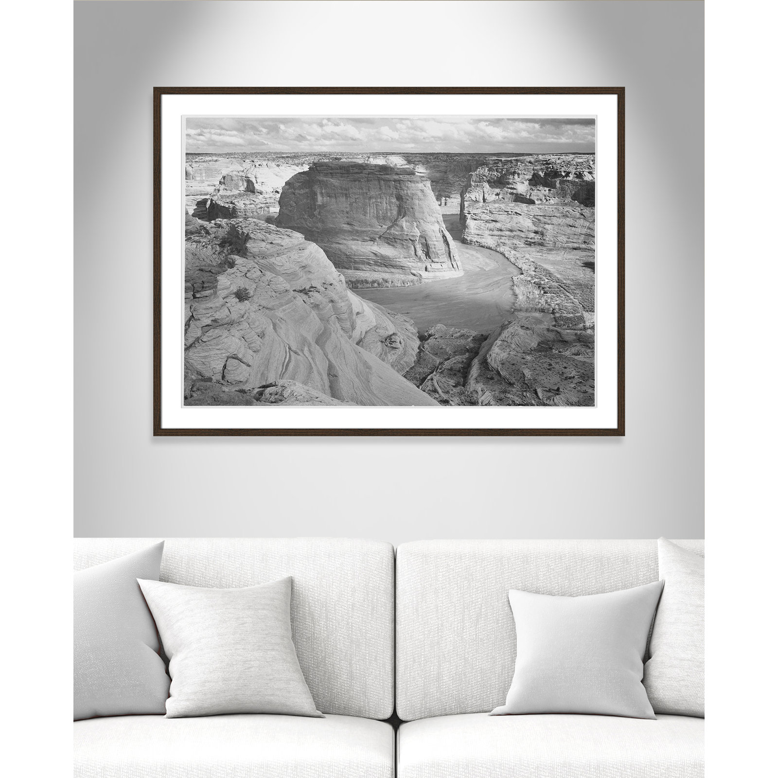 Canyon De Chelly Arizona 2 by Adams, 29.5" H x 41.5" W x 0.75" D, Walnut