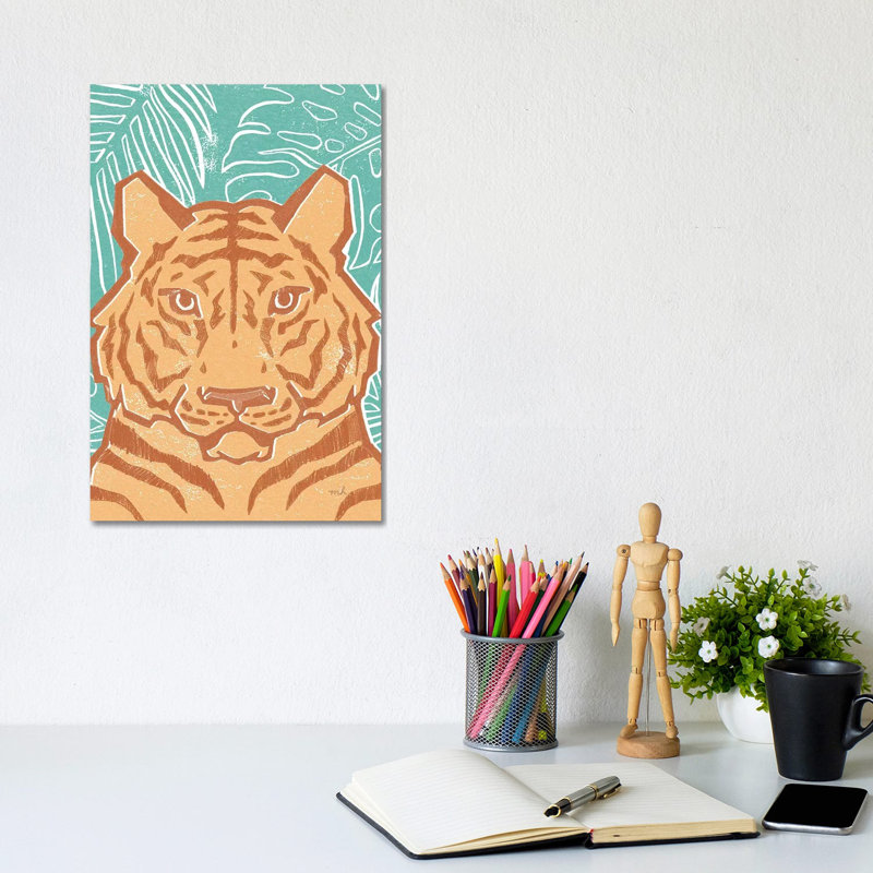 Jungle I by Moira Hershey - Wrapped Canvas Painting, 20.32 cm H x 30.48 cm W