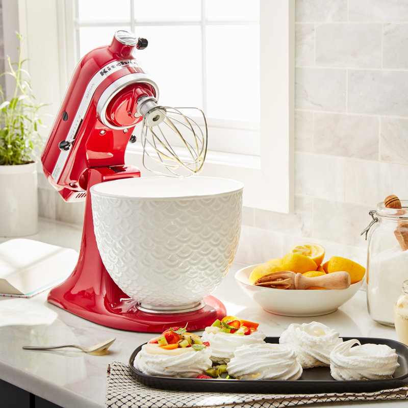 Bol en céramique et dentelle blanche 5 pintes KitchenAid®