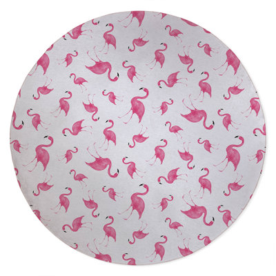 Summer Flamingo Outdoor Rug