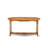 Patio Dining Table Outdoor Oval Acacia Wood Table, 36x78 Inch, Natural Oil