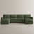 Green Plush Corduroy selected