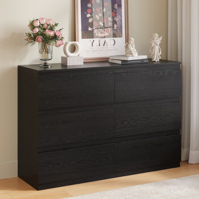 Commode double 6 tiroirs, l 47,2 pi