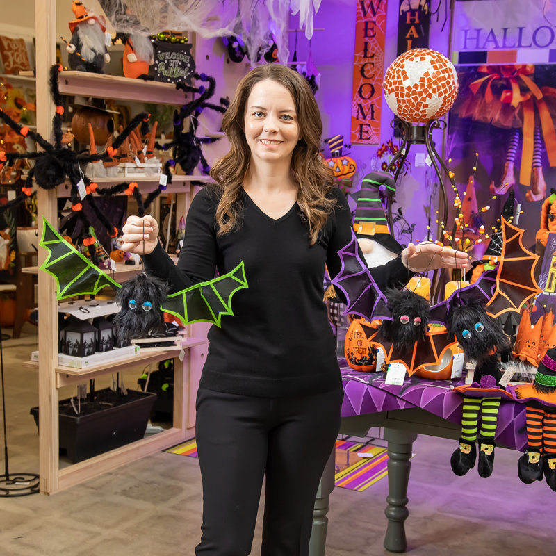 Batte d'Halloween avec son Fenet, Vert