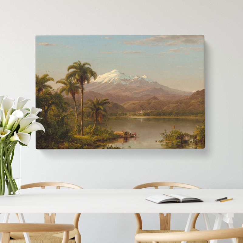 Tamaca Palms By Frederic Edwin Church - Wrapped Canvas, 35cm H x 50cm W x 3cm D