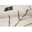 Moroccan Wool Southwestern Area Rug in Ivory/Black-92657839