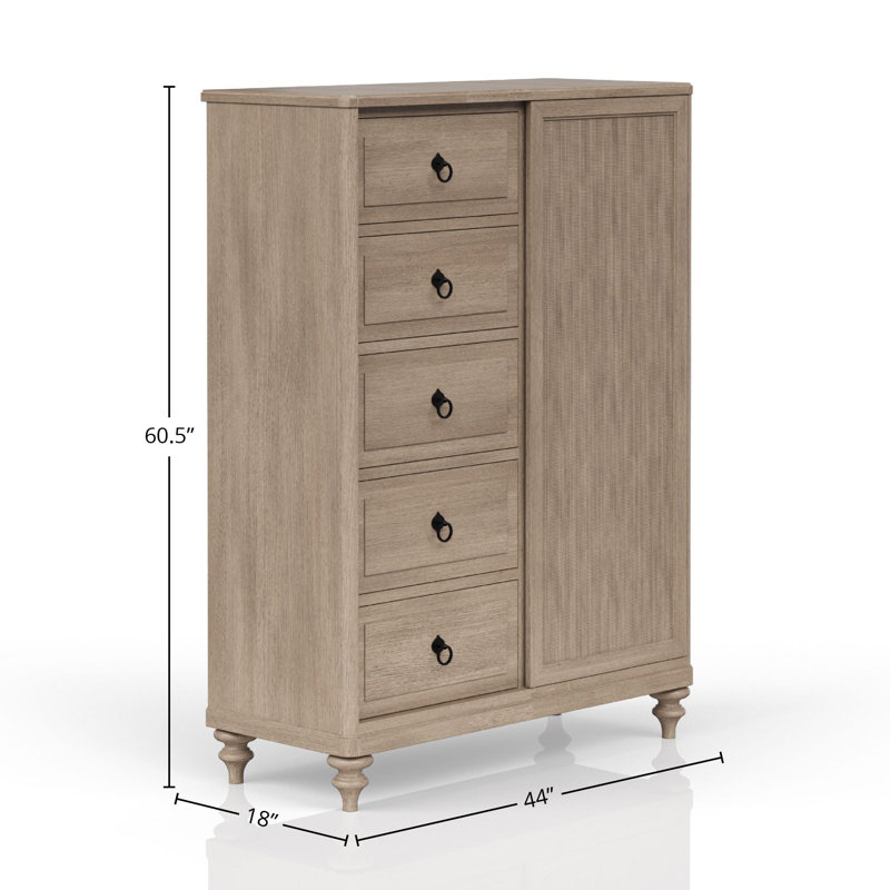 Leflore Heights 5-Drawer Chest