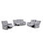 Fauteuil inclinable oscillant, gris-59828407