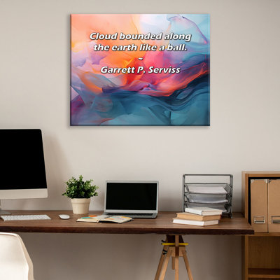 Artsy Quote By Garrett P. Serviss Gallery Wrapped Canvas