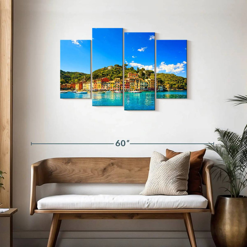 Nicci, pittoresque Portofino, H 27 po x l 43 po