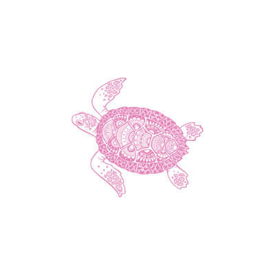 Décalcomanie murale autocollant en écaille tortue