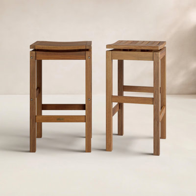 Tucker Eucalyptus Outdoor Stool