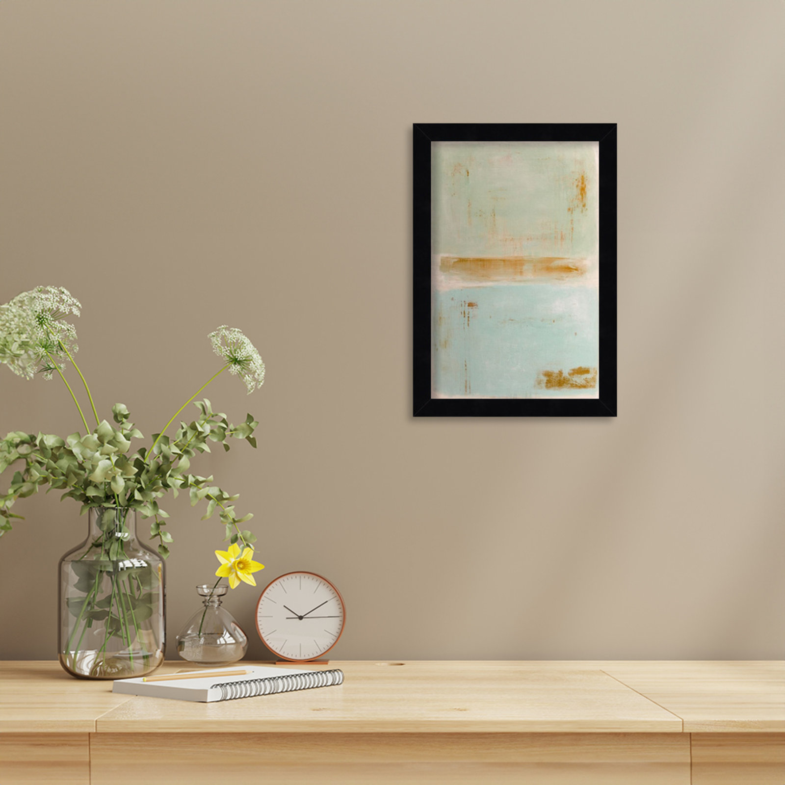 Soft Sided Print by Erin Ashley, 13" H x 9" W, Black