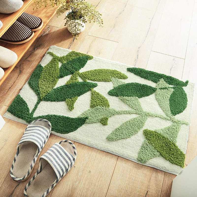 Manufactured Wood Non-Slip Bath Mat