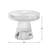 Reversible Fluted Clear Glass Tealight & Pillar Candle Holder-1962924774