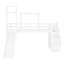 Lit mezzanine simple avec tente et tour-2101497683