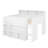 Space-Saving Loft Bed Featuring Built-In Desk, Ample Shelving And Soft LED Illumination-1435857788