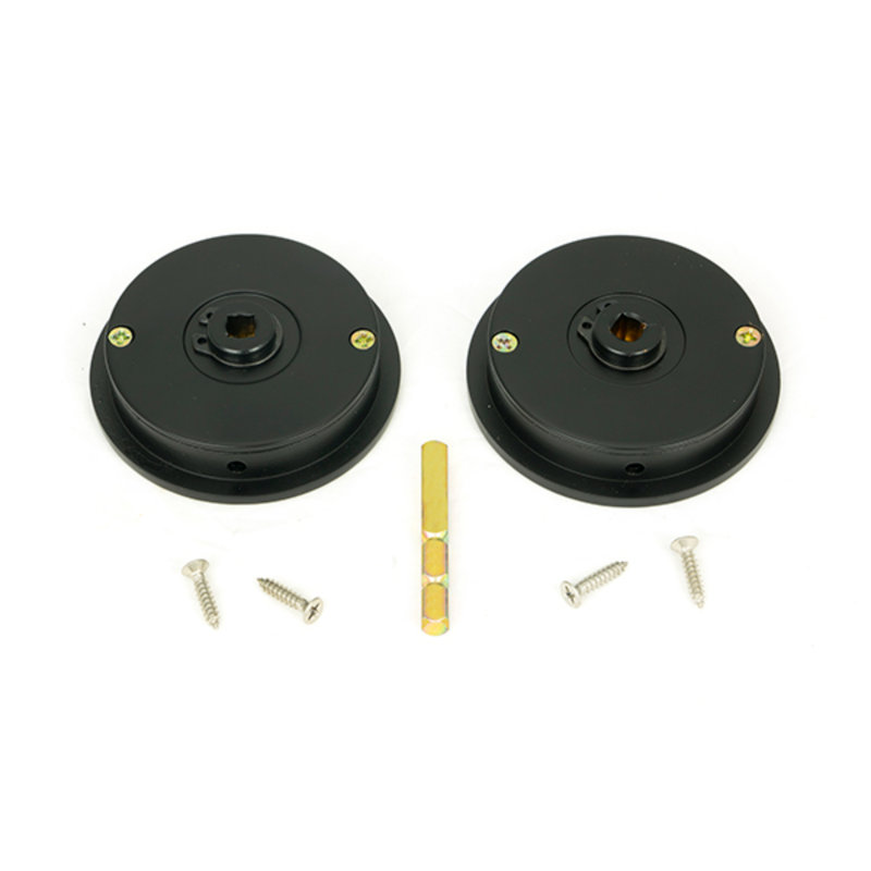 Door Accessory, 6cm H x 6cm W x 1.3cm D, Matt Black