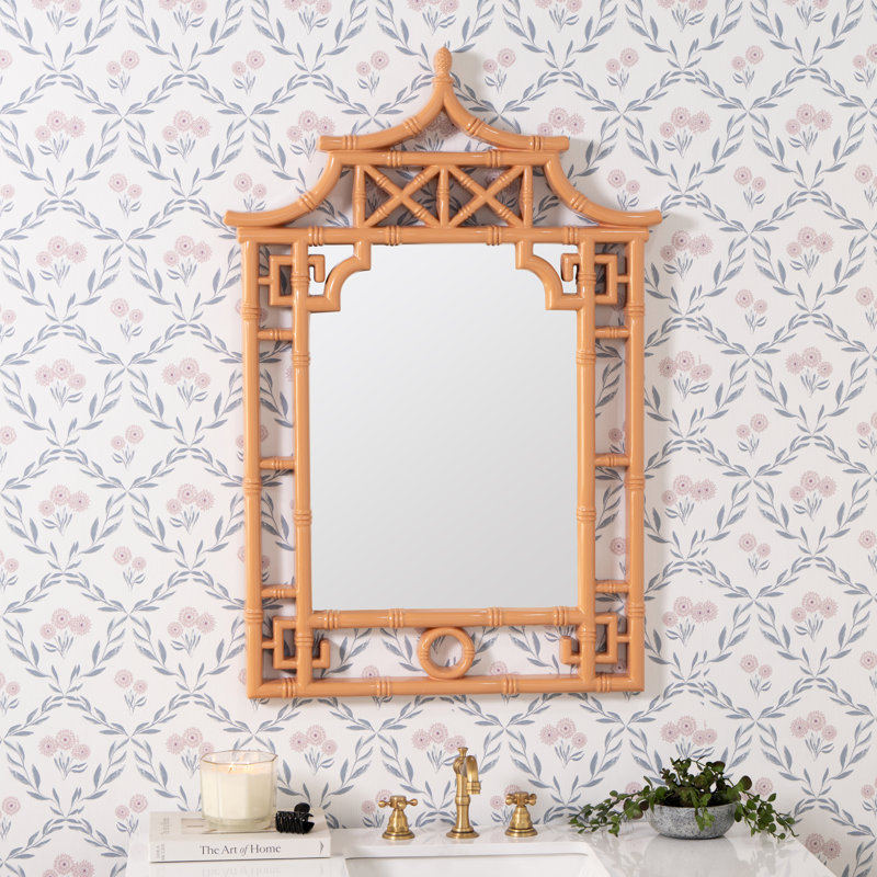 Shing Resin Wall Mirror, Pumpkin Spice