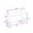 Metal Floor Bed With House-Shaped Design-41953992
