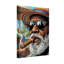 Homme à la mode avec cigare et lunettes de soleil-620891076