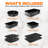 8-Piece Nonstick Stackable Bakeware Set - Pfoa, Pfos, Ptfe Free Baking Tray Set W/ Non-Stick Coating, 450°F Oven Safe, Round Cake, Loaf, Muffin, Wide/Square Pans, Cookie Sheet -109184885