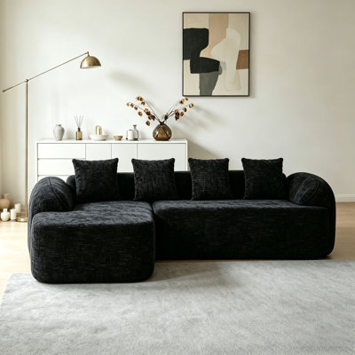 L-Shaped Compressed Sofa