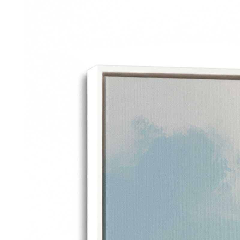 Carousel Dreams In The Sky sur toile, 12.75" H x 18.75" W, Cadre flottant blanc opaque