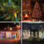 Lumières scintillantes de Noël à DEL Tupkee - 16 de 100 ampoules scintillantes - lumières multicolores à DEL pour arbre de Noël - intérieur extérieur - guirlande lumineuse de 24,75 pieds, scintillement scintillant des Fêtes-118910712