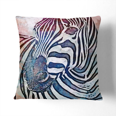 Animal Print Square Throw Cushion