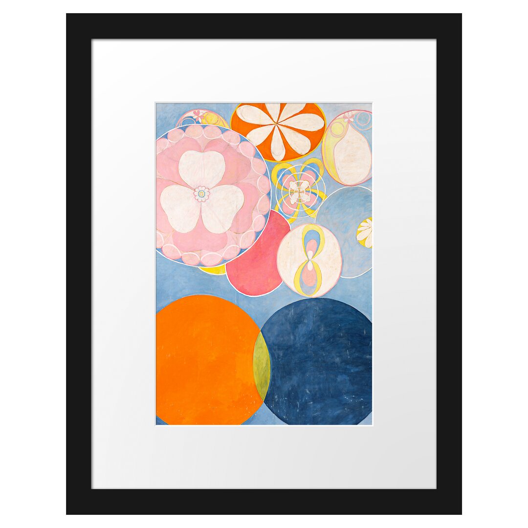 Gerahmter Grafikdruck The Ten Biggest von Hilma Af Klint