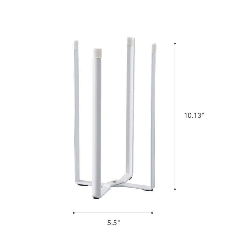 Tower Yamazaki Home Kitchen Multi Eco Stand, Multifunctional Plastic Bag Holder, Water Resistant, White