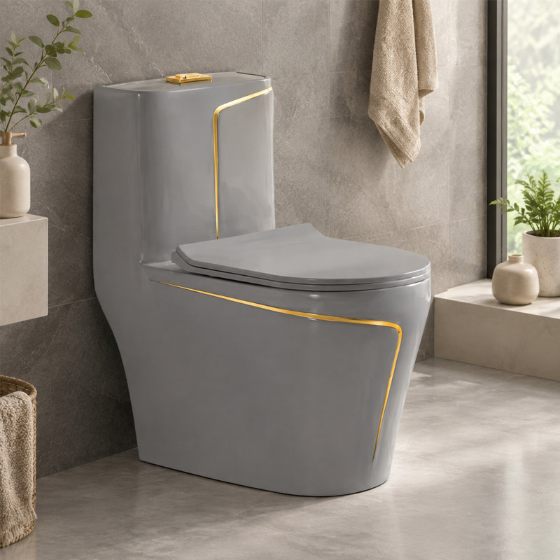 Dual-Flush Elongated One-Piece Toilet (Seat Included)