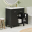 Meuble-lavabo 30 po avec lavabo en céramique-470235371