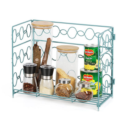 Freestanding Spice Rack with Adjustable Racks