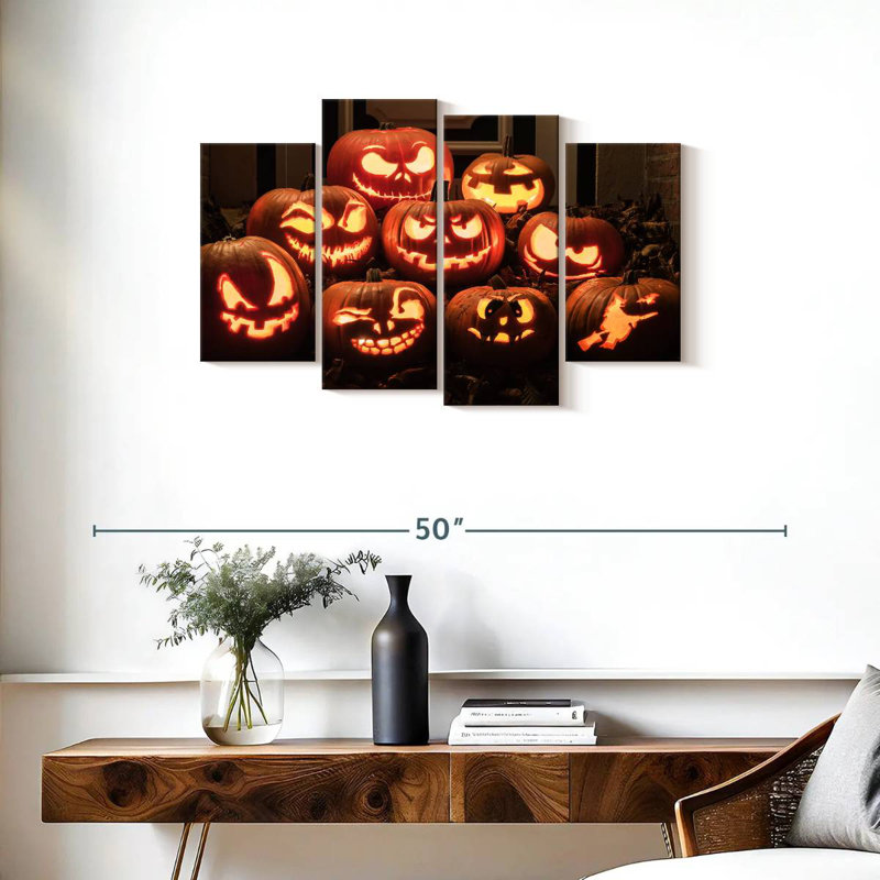 Velours Lelend Jack O Lantern, H 22 po x l 36 po