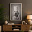 Toilet Paper Dog Modern - Wrapped Canvas-1711901395-1711901396