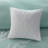 Oversized Cotton Jacquard Comforter Set Aqua