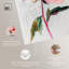 Art floral rose pastel sur toile rose-107411169-107411177