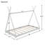 Lit plateforme House avec structure triangulaire-1064462165