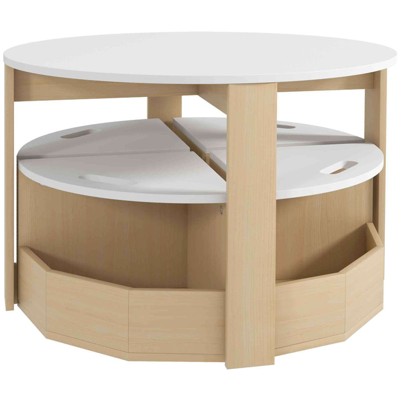 Space-saving White Mdf Table And Chair Set Perfect For Classrooms And Nurseries, Ideal For Art And Play