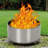 Smokeless Fire Pit  Large Fire Pit with Stand Portable Stainless Steel Bonfire Pit for Patio Camping-120091300