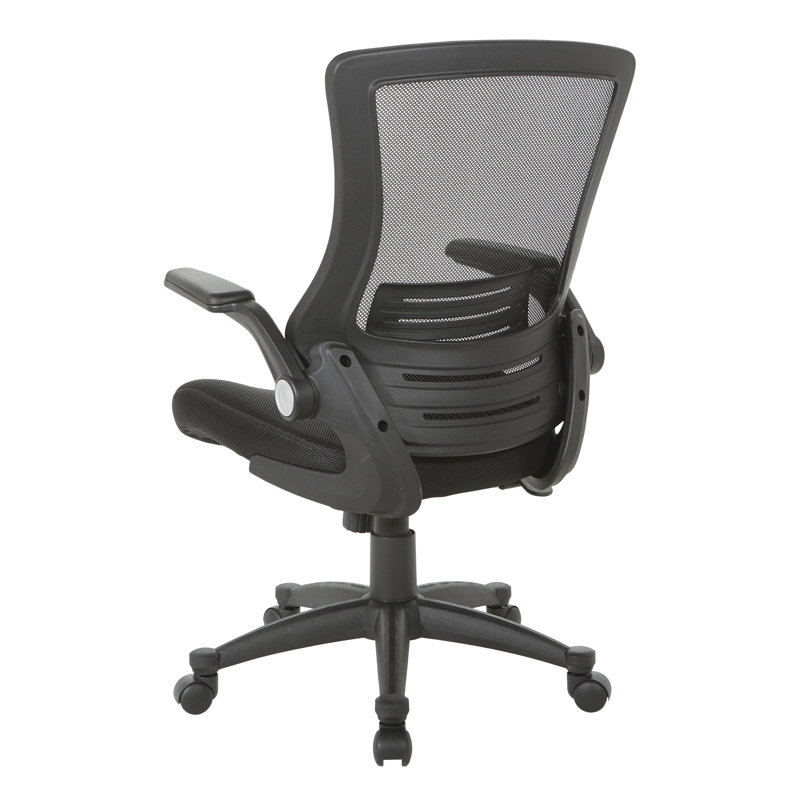 Black Mesh Executive Office Chair with Lumbar Support